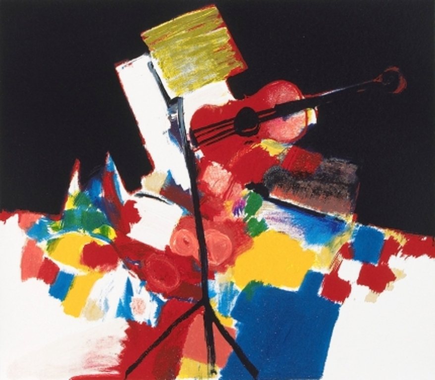 JAN PETER van OPHEUSDEN  Zeefdruk  VIOOL   Handgesigneerd kopen? Bied vanaf 55!