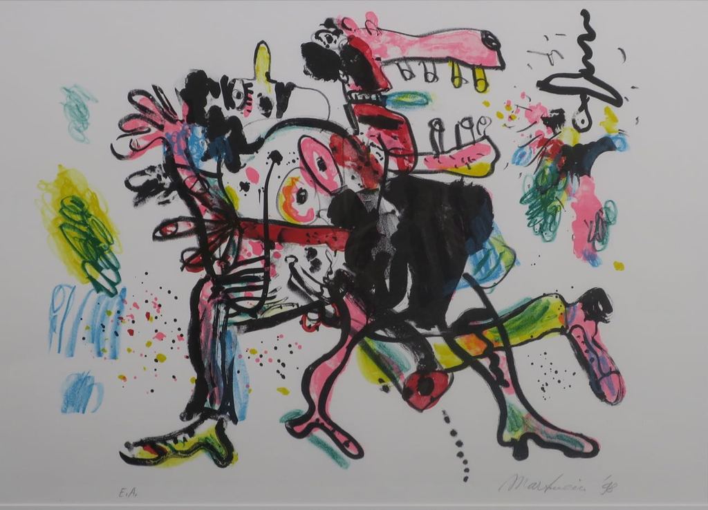 Anton Martineau: Litho, Tango III - Ingelijst kopen? Bied vanaf 50!