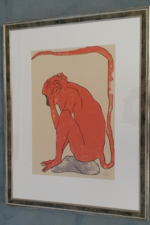 Mark Brusse - zeefdruk - zonder titel verkocht voor € 45!