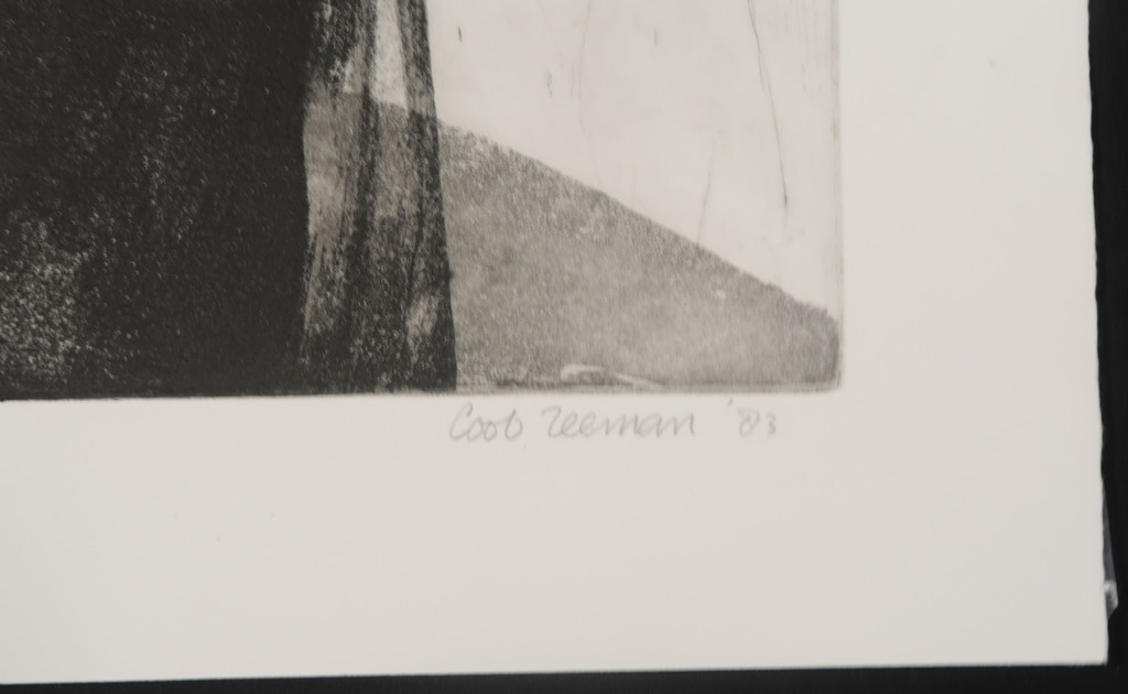 Coob Zeeman: Aquatint, Landschap II havenbeeld Dordrecht kopen? Bied vanaf 20!