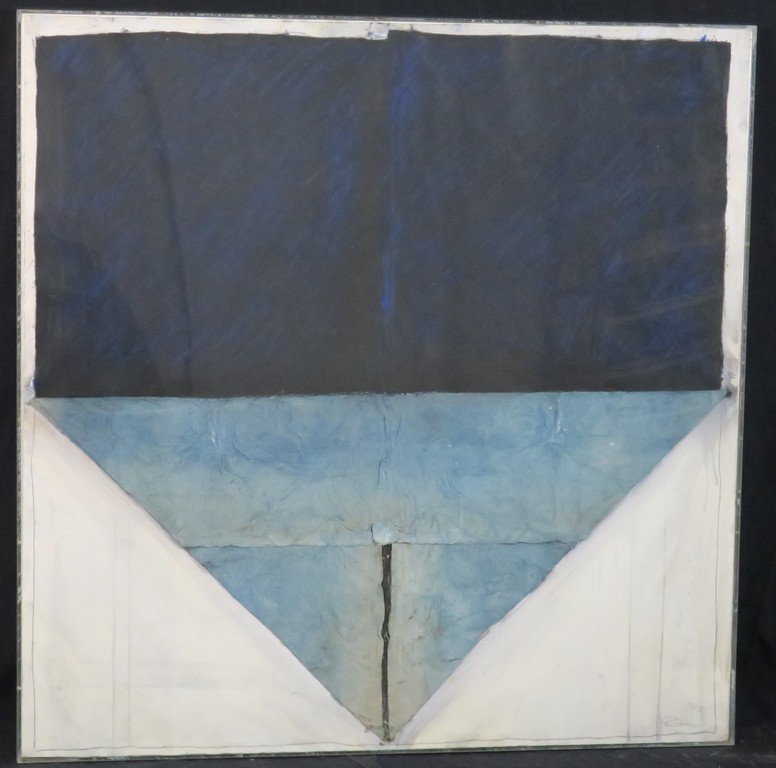 Jo Gijsen: Gemengde techniek op papier, Z.T. - Ingelijst (Groot) kopen? Bied vanaf 150!