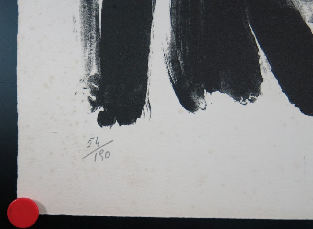 Bram van Velde: Litho, Zonder titel kopen? Bied vanaf 120!