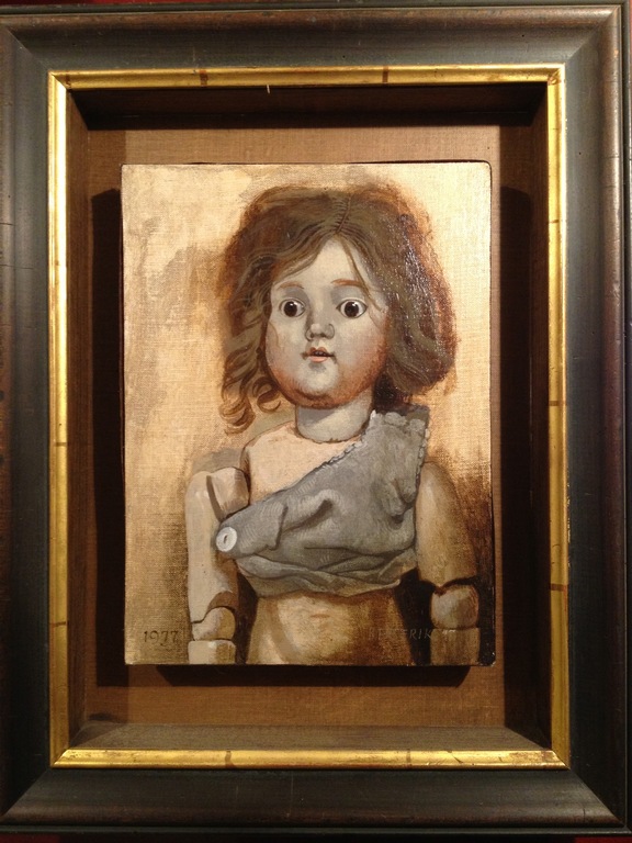 Hermanus Berserik: acryl op linnen "Half naakt" verkocht voor € 1010!