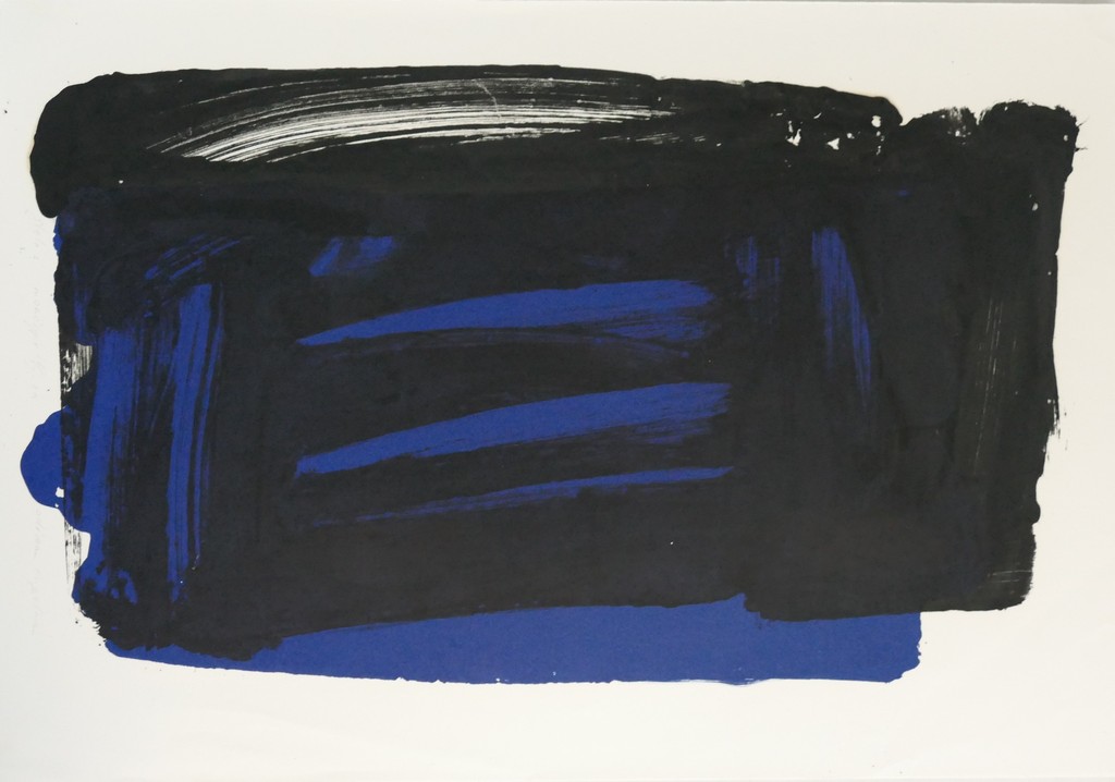 Adine Engelman - Abstracte compositie - Monotype kopen? Bied vanaf 75!