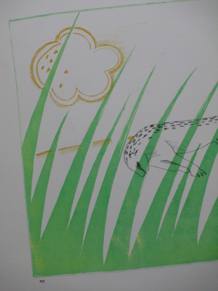 Christine Koenigs - Christine Koenigs, Liggende panter, Kleurenlitho kopen? Bied vanaf 1!