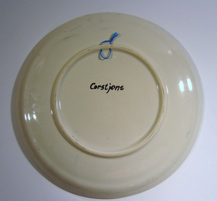 Toine Corstjens - beschilderde schotel - Sphinx Maastricht kopen? Bied vanaf 65!