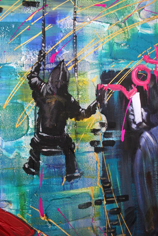 Elena Polyakova: Acrylverf , Graffiti artist kopen? Bied vanaf 95!