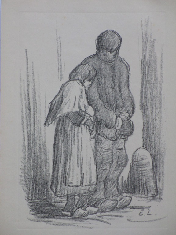 Eugene Laermans, De behoeftigen, Litho kopen? Bied vanaf 1!