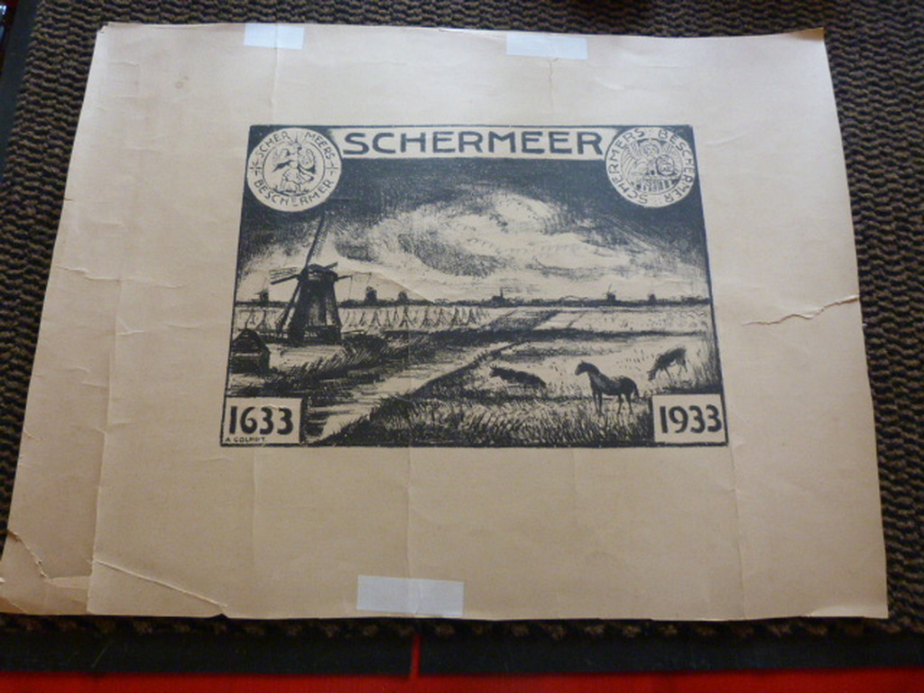 A.Colnot ( 1887 - 1983 ) - litho - SCHERMEER 1633-1933. kopen? Bied vanaf 1!