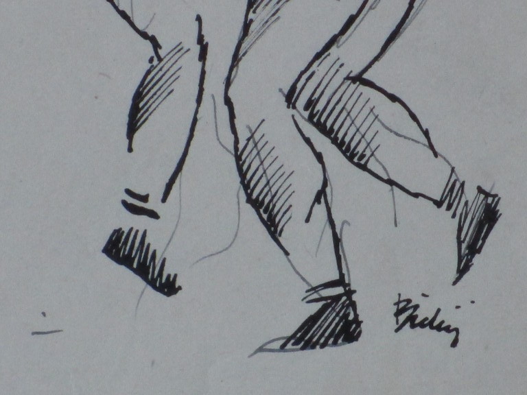 Herman Bieling, Boksers, Inkttekening kopen? Bied vanaf 45!