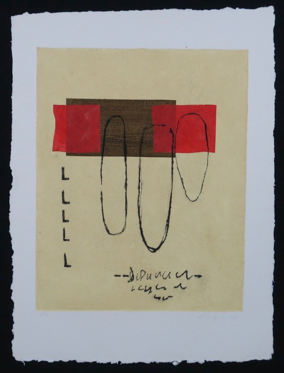 Rudy Lanjouw: Ets/aquatint, Zonder titel kopen? Bied vanaf 20!