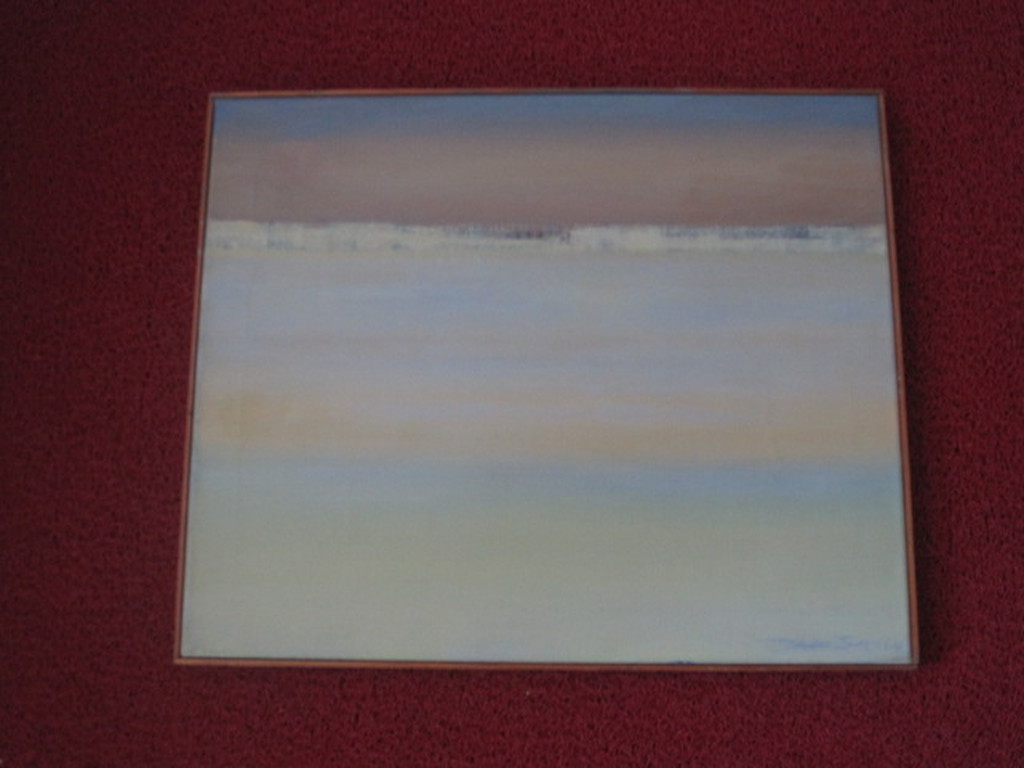 Expressionistisch Realisme van Trees Suringh (1930-) olieverf "de Kust" 1964 kopen? Bied vanaf 1!