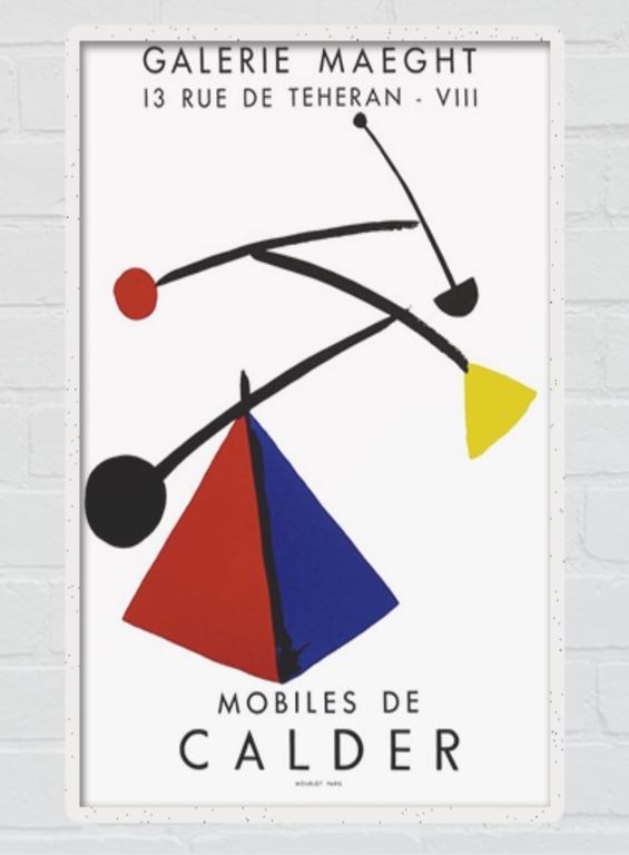 Alexander Calder - Affiche - lithografie - 1954- MOBILES kopen? Bied vanaf 1!