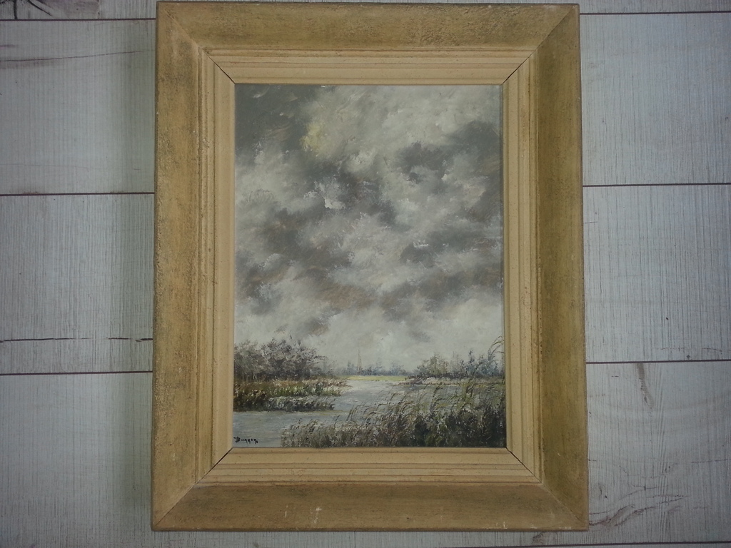 Prachtig werk van Joop Burger, Paneel, gesigneerd l.o. kopen? Bied vanaf 59!