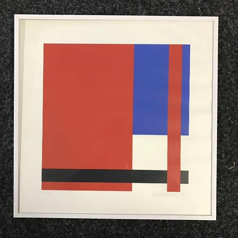 Jo Niemeyer  Originele zeefdruk  gesigneerd verkocht voor € 65!