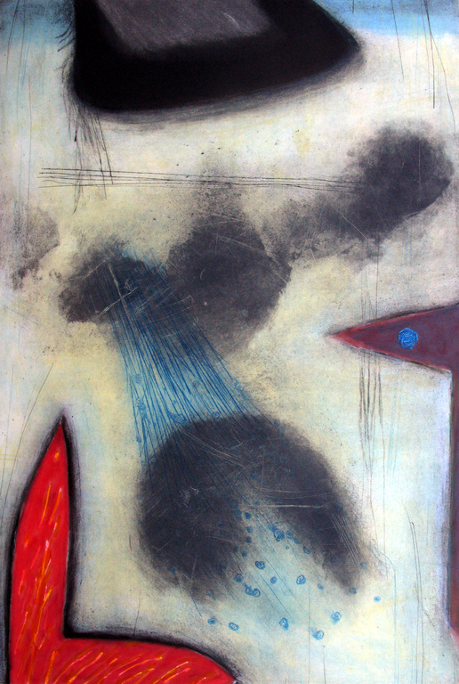 KEES SLEGT - modern werk uit 1985 in PERFECTE staat en mooi INGELIJST. kopen? Bied vanaf 70!