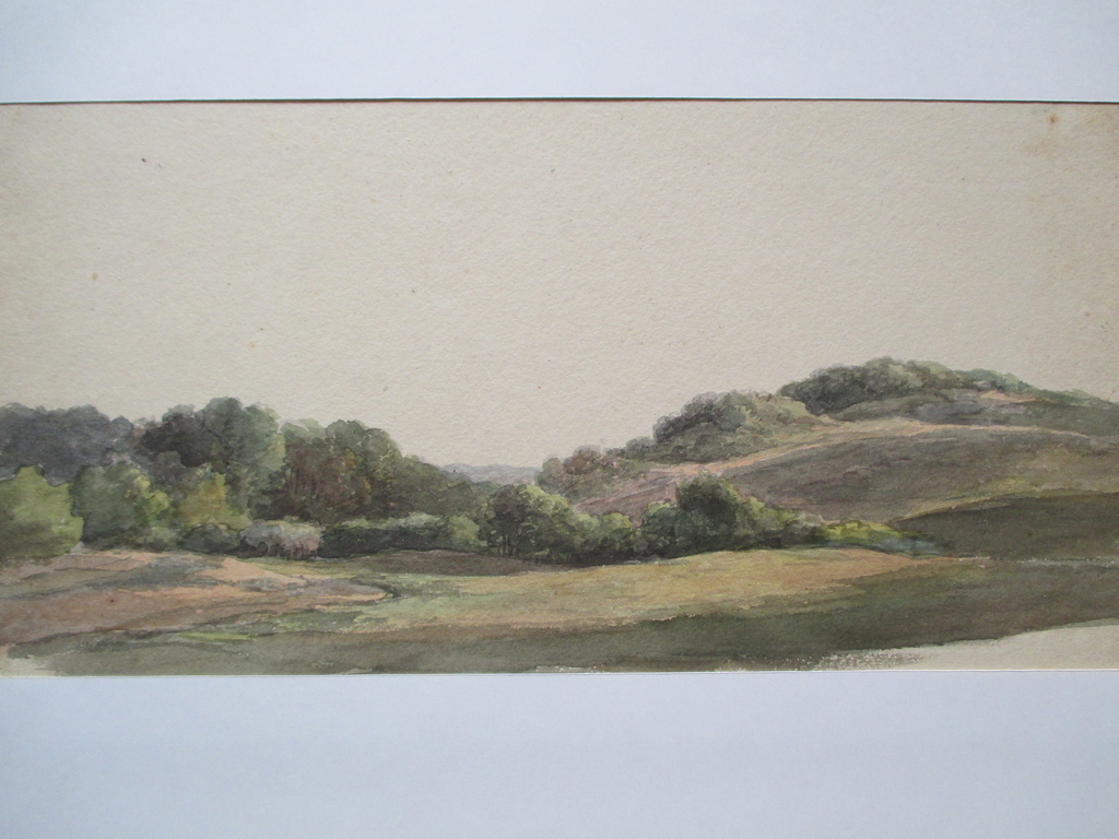 Onbekend, aquarel, duinlandschap kopen? Bied vanaf 25!