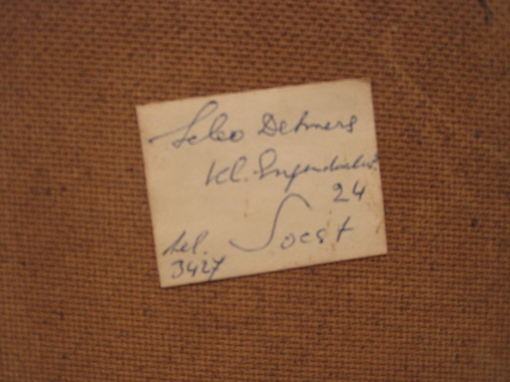 Sebo Detmers ( 1910 - ?) olieverf  "stilleven met viooltjes" 1966 gedateerd kopen? Bied vanaf 1!