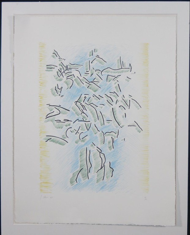 Jaap Hillenius: Litho, Zonder titel (b) kopen? Bied vanaf 1!