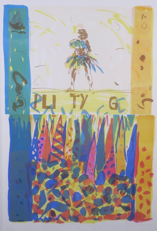 Rieneke Boonman: Litho, Carnaval - Ingelijst  kopen? Bied vanaf 1!