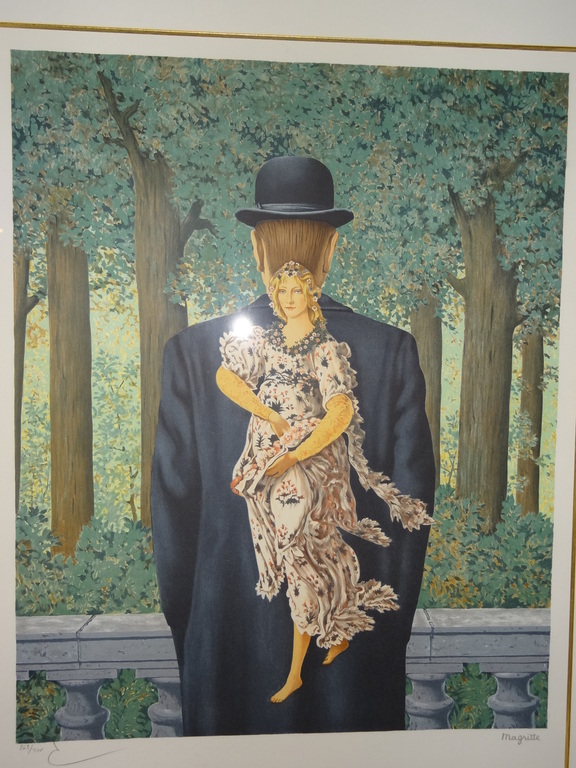 Magritte: Prachtige zeefdruk 'LE BOUQUET TOUT FAIT' met waterstempels  262/300 kopen? Bied vanaf 499!
