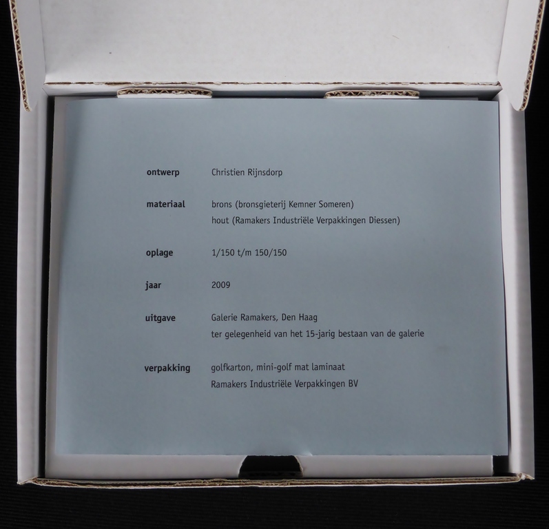 Christien Rijnsdorp: Bronzen ‘Vogelfant’ op sokkel uit 2009 kopen? Bied vanaf 40!