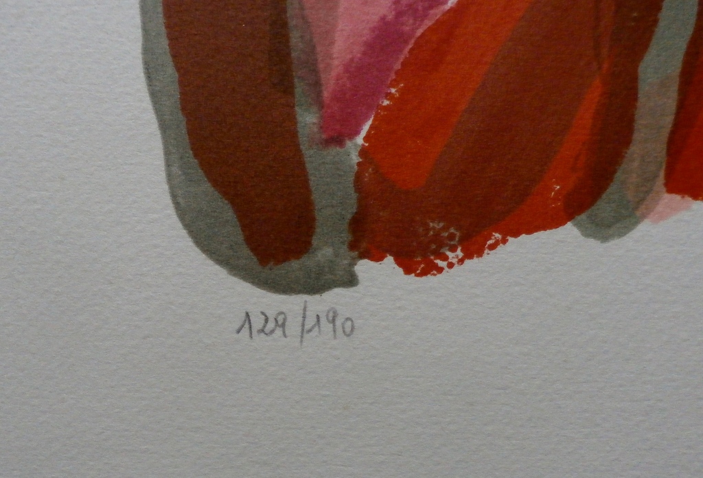 Bram van Velde - litho  Litho No 266 voor prent 190. kopen? Bied vanaf 200!