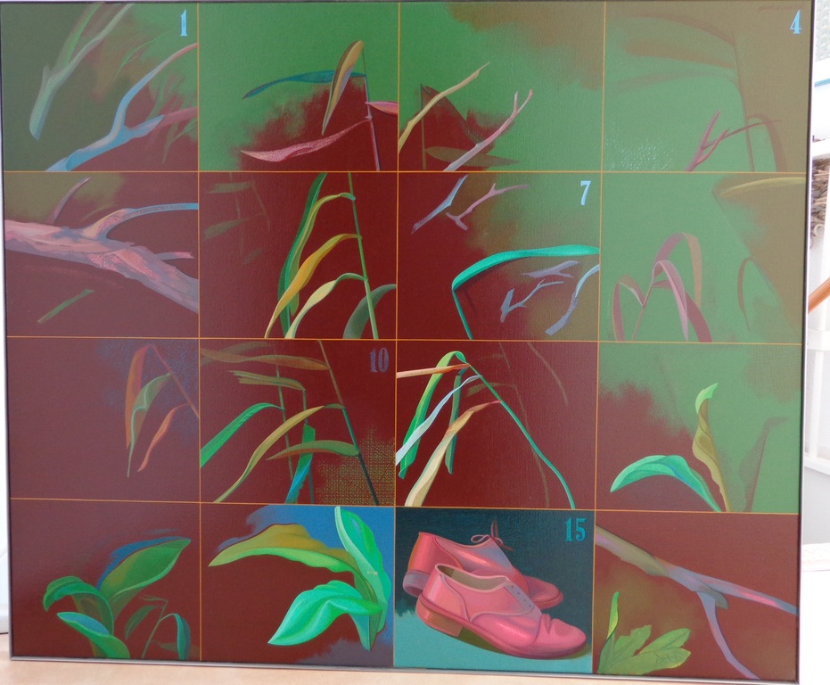 Sjaak de Wit: Acrylverf  ''Gevonden tussen het riet'' kopen? Bied vanaf 175!
