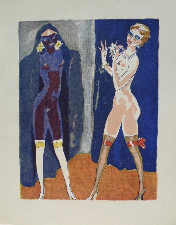 Kees van Dongen, Houtgravure,"La Comparaison". kopen? Bied vanaf 15!