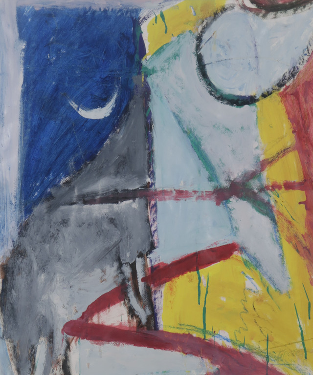 Lex Grote: Gouache, De nacht - Ingelijst kopen? Bied vanaf 70!