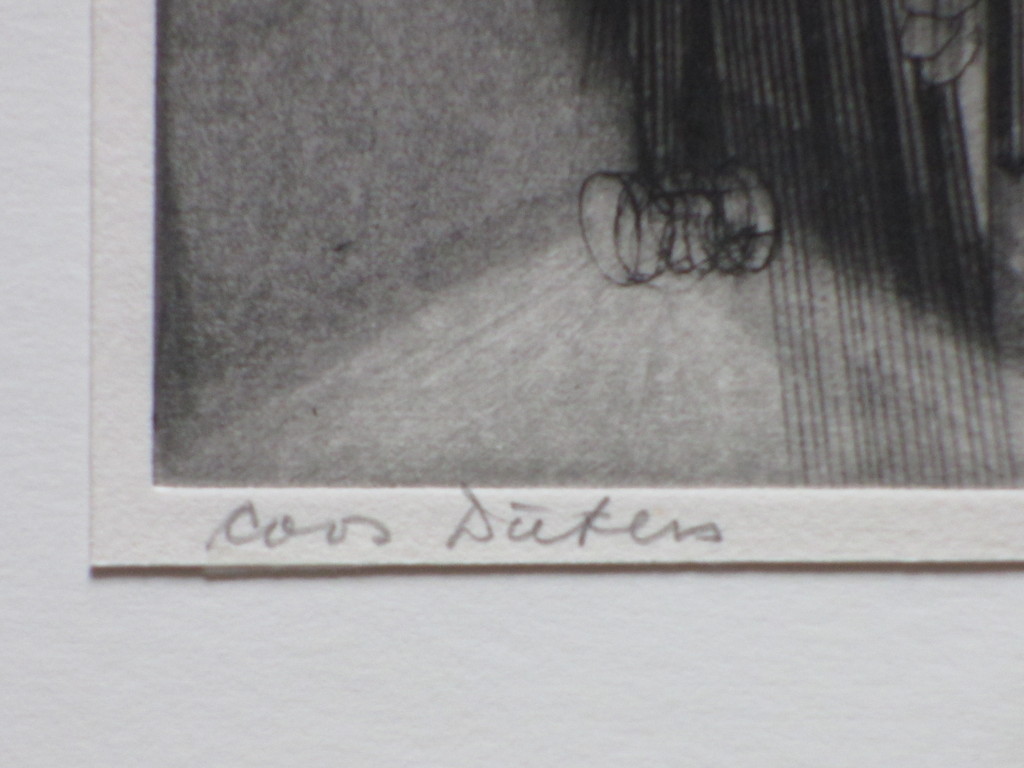 Coos Dieters, Abstracte wens, Ets kopen? Bied vanaf 1!