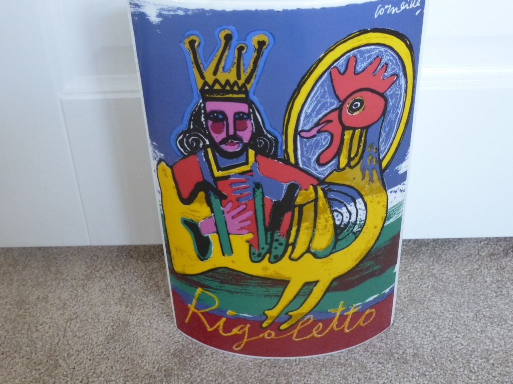 Corneille, Vaas Rigoletto, gesigneerd en genummerd verkocht voor € 110!