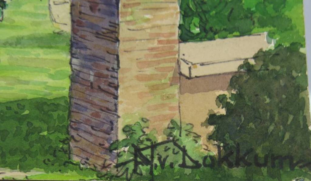 Piet van Dokkum: Aquarel, Creysse Lot Frankrijk kopen? Bied vanaf 1!