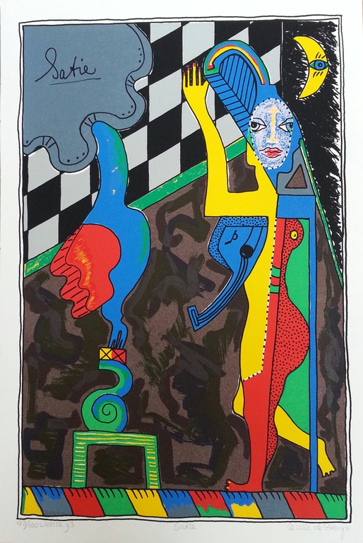 Cecile de Bruijn, zeefdruk, titel  kopen? Bied vanaf 20!