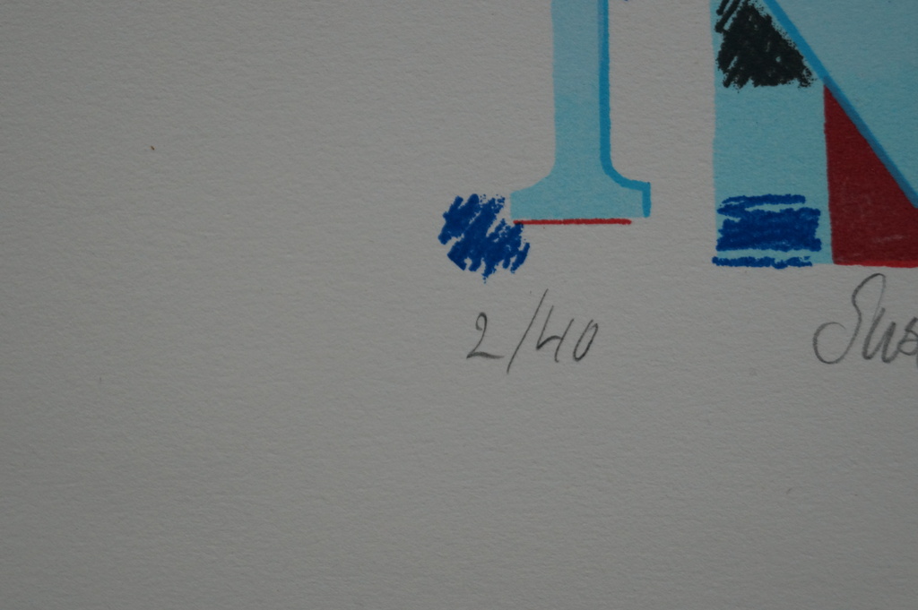 Susette van de Lande - gesigneerde zeefdruk - Wind kopen? Bied vanaf 10!