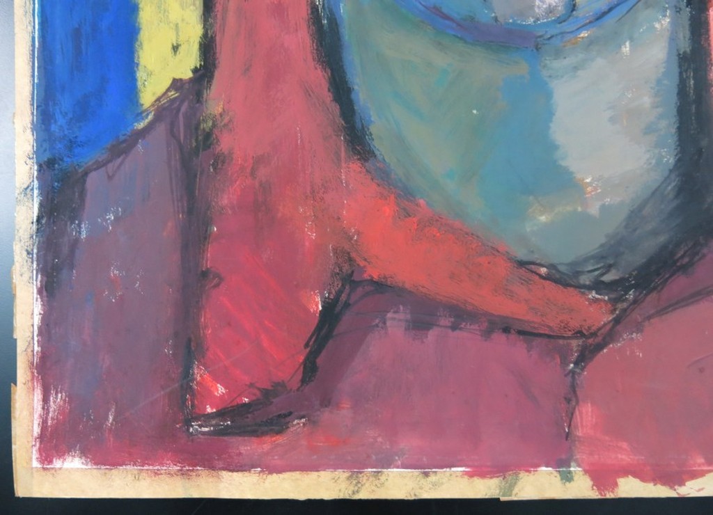 Jan Battermann: Gouache, Zelfportret van de schilder en zijn vrouw kopen? Bied vanaf 140!