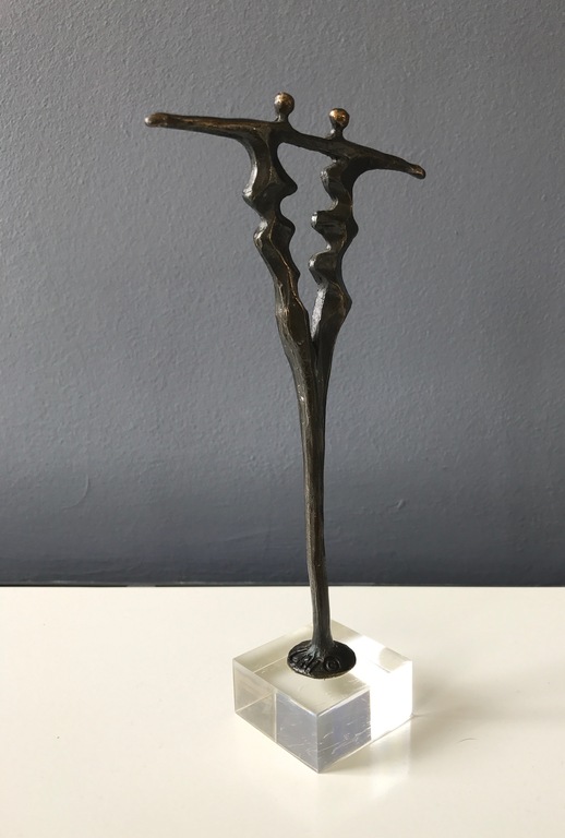 Corry Ammerlaan - Bronzen sculptuur - Tweeling kopen? Bied vanaf 35!
