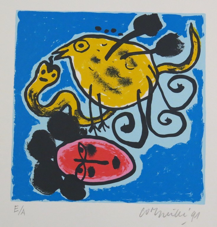 Corneille: Zeefdruk, Tete de femme dans l'ete kopen? Bied vanaf 70!