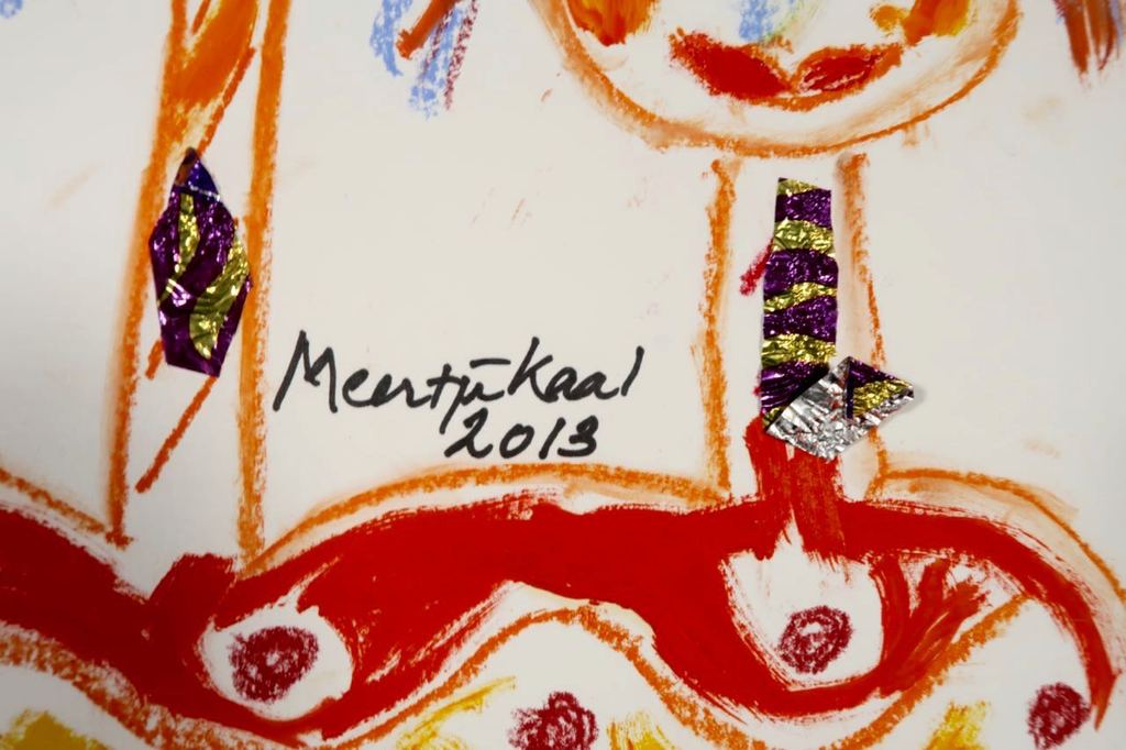 Lot met 4x gemengde techniek van Meertje Kaal kopen? Bied vanaf 1!