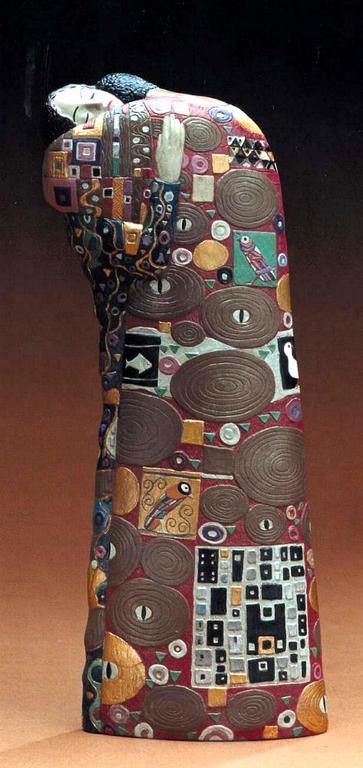 GUSTAV KLIMT, 3D-sculpture: The Fulfilment (De Vervulling)l kopen? Bied vanaf 55!