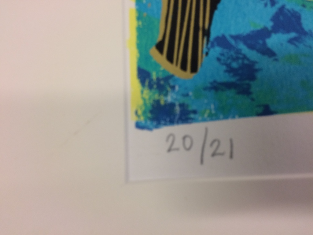 Bettina Lopetro, zeefdruk: Hot Spot, 20/21 kopen? Bied vanaf 35!