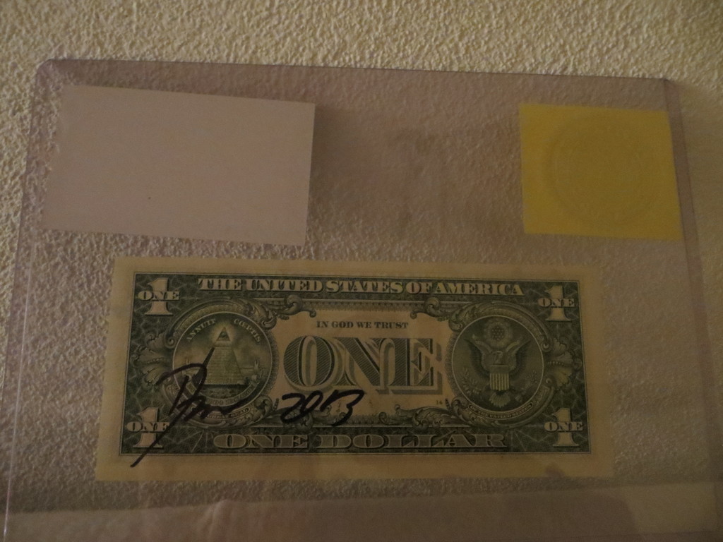 Death Nyc - origineel 1 $ biljet met certicaat van echtheid en blindstempel 2013 kopen? Bied vanaf 35!