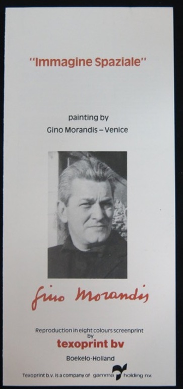 Gino Morandis: Zeefdruk op zijde, Immagine Spaziale kopen? Bied vanaf 35!