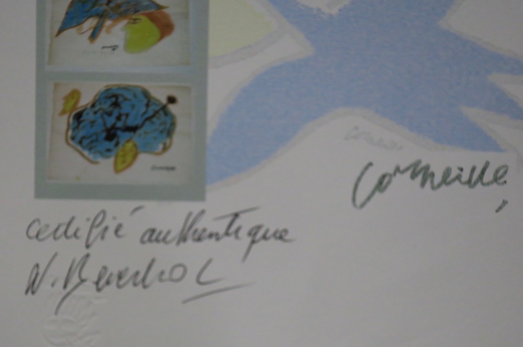 Corneille: 2 Aquarellen, Papillon de nuit - Ingelijst kopen? Bied vanaf 1325!