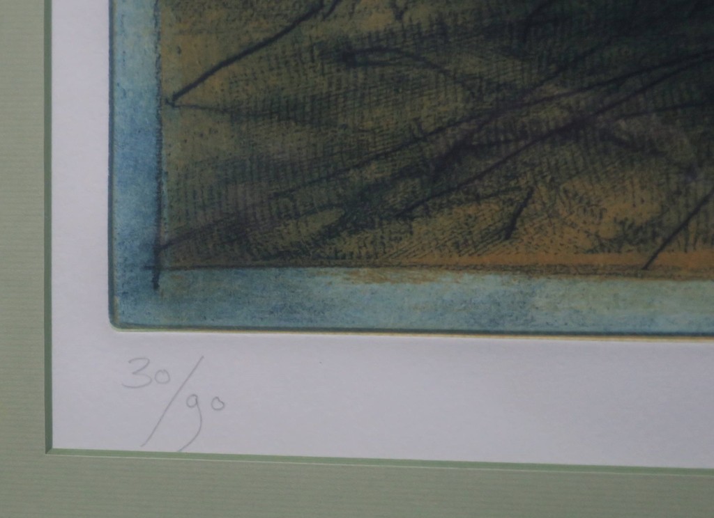 Ronald Tolman: Ets, Le Roi s' Amuse - Ingelijst kopen? Bied vanaf 80!