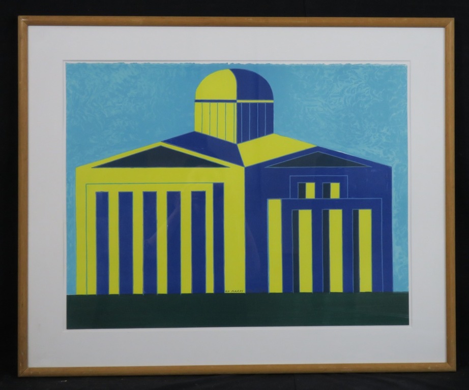 Ko Aarts: Litho, Zonder titel - Ingelijst kopen? Bied vanaf 1!
