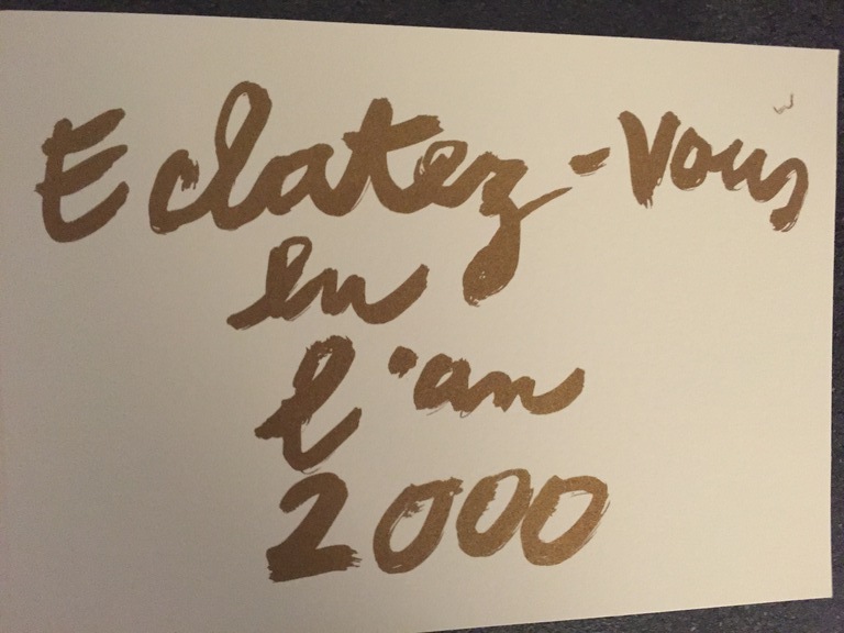 CORNEILLE EA zeefdruk  kerst en oud en nieuw kaart uniek ! CoBrA kopen? Bied vanaf 1!