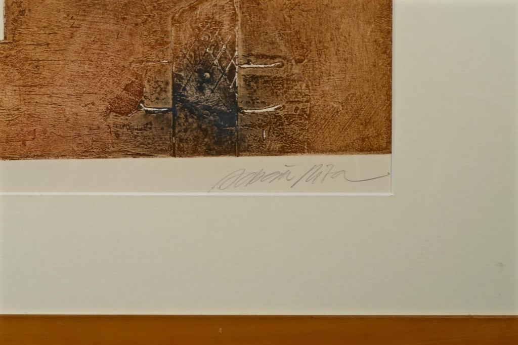 Enric Adsera Riba: Ets, Muren van mijn atelier - Ingelijst (groot) kopen? Bied vanaf 40!