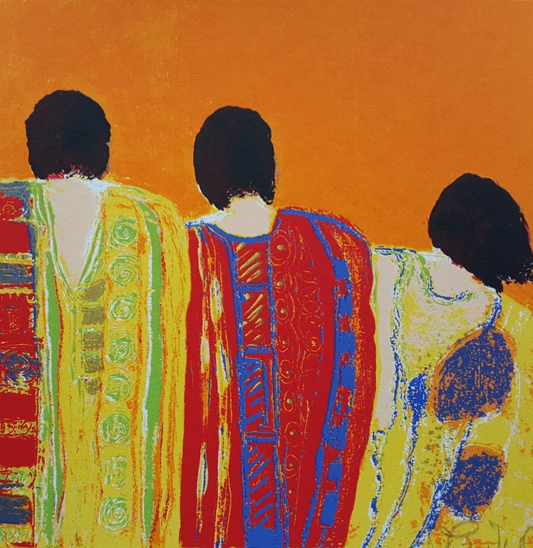 Marjolein van Ginkel - Zeefdruk op papier - E/A  kopen? Bied vanaf 1!