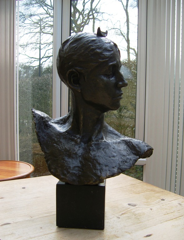 Naar ALEXANDRE FALGUIERE: Bronzen buste  kopen? Bied vanaf 275!